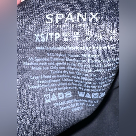 NWT SPANX XS LOOK AT ME NOW LAMN Bike Short
Black Camo Fitted Shapewear MSRP $58 - Picture 8 of 10